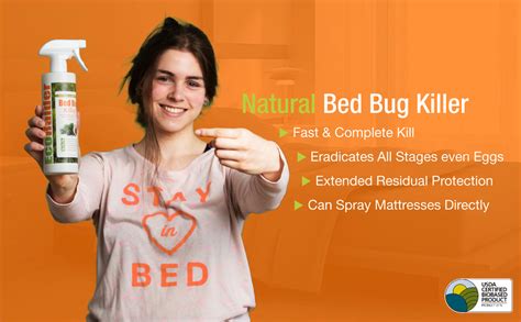 Ecoraider Bed Bug Killer Spray 16 Oz Green Non Toxic