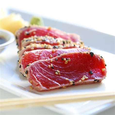 Sushi Grade Yellowfin Tuna Ahi Sashimi Grade Tuna Sizzlefish