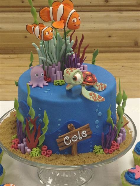Rockin Cake Design Nemo Cake Themed Cakes Finding Nemo Cake