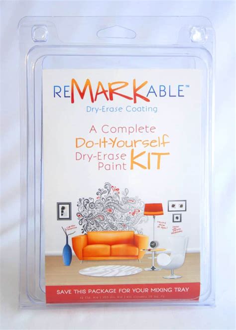Dry Erase Paint Clear 35 Square Foot Kit From Remarkable