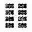 Kitchen Canister Labels Decals 
