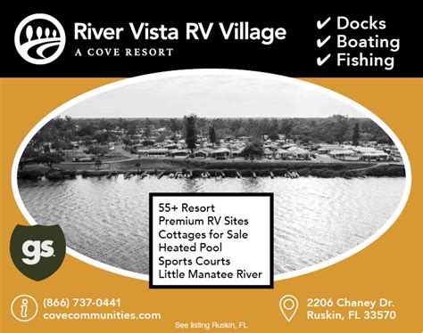 River Vista Rv Village Ruskin Campgrounds Good Sam Club
