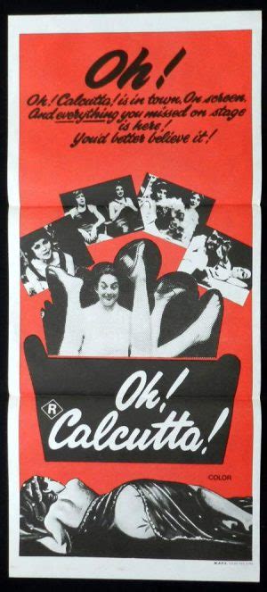OH CALCUTTA Original Daybill Movie Poster Nude Musical Moviemem Original Movie Posters