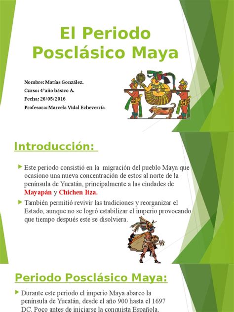 El Periodo Posclásico Maya