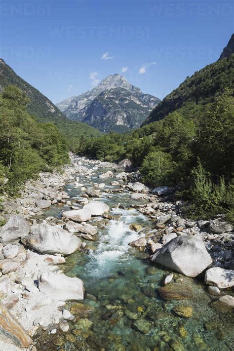 Stones And Rocks In Clear Turquoise Waters Of Verzasca River Verzasca