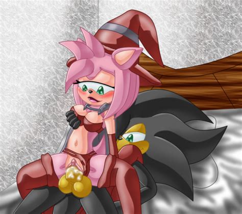 Rule 34 Amy Rose Anthro Blush Breasts Chaossabre Clothes Color Female