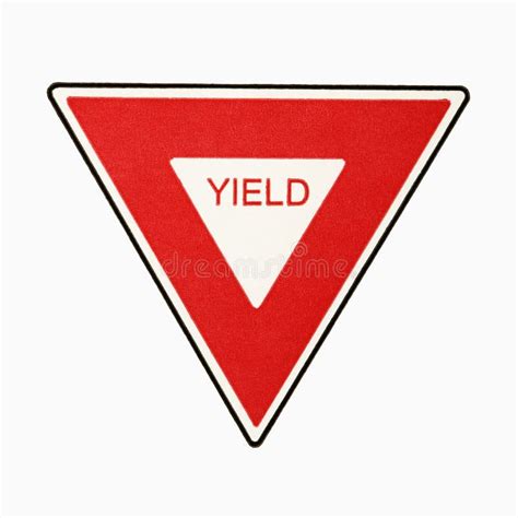 Yield Sign Stock Photo Image Of Road Traffic Warning 3532470