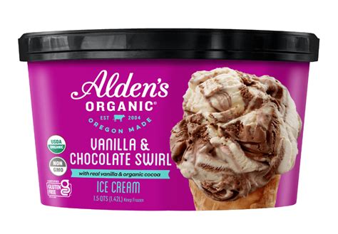 Alden S Ice Cream Vanilla Chocolate Swirl