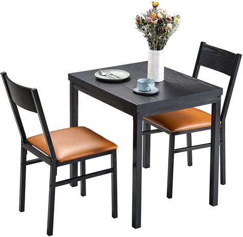 Small Kitchen Table Set With 1 Table And 2 Chairs For Dining Room Small