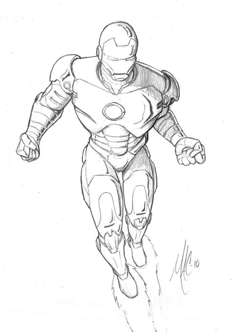 Ironman Sketch By Thepenciler On Deviantart