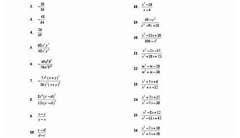50 Simplifying Expressions Worksheet With Answers