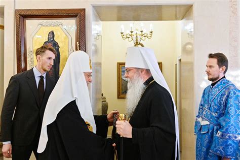 Primate Of Russian Orthodox Church Meets With His Beatitude