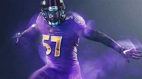 Ravens To Go With All Purple Uniforms For Color Rush Game