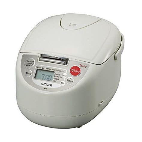 Tiger Jbaa Uwl Cup Uncooked Micom Rice Cooker With Food Steamer Slow