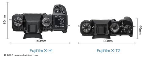 Fujifilm X H1 Vs Fujifilm X T2 Detailed Comparison