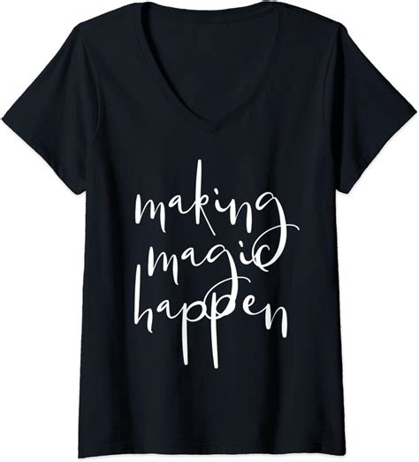 Womens Making Magic Happen T Shirt For Women For Christmas