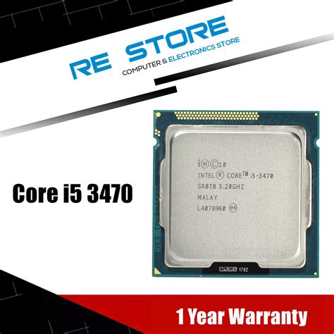 Intel Core I5 3470 32ghz Quad Core Cpu Processor 6m 77w Lga 1155
