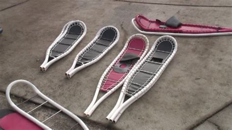 Snowshoeing is easy and a great way to get outside and enjoy winter. Making PVC Snowshoes Jan 16, 2010 - YouTube