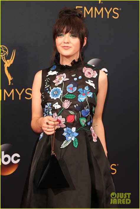 Full Sized Photo Of Maisie Williams Hannah Murray Emmy Awards 10