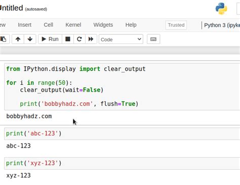 How To Clear Cell Output In Jupyter Notebook Ways Bobbyhadz