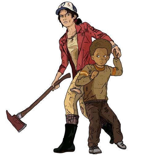 Clem And Aj By Kadedoesart On Deviantart