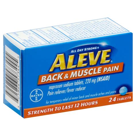 Aleve Back And Muscle Pain Tablets Shop Pain Relievers At H E B