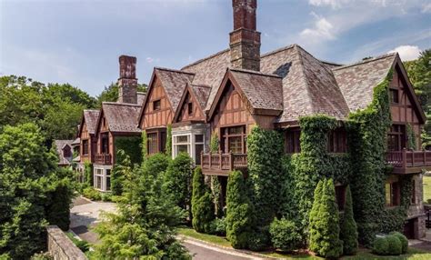 Spacious 14500 Sq Ft Tudor Manor For Sale In Greenwich Connecticut