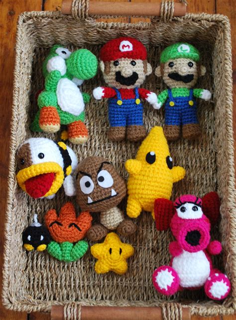 Crochet Mario Character Etsy