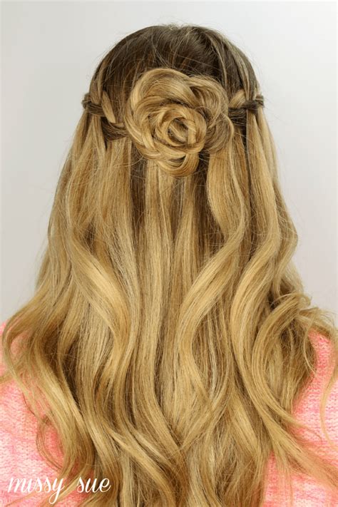 Below we'll walk you through how to master four popular braided hairstyles: Waterfall Braid and Flower Bun