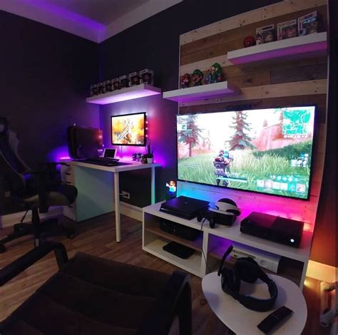 Best Video Game Room Ideas For Gamers Guide ☼ Via
