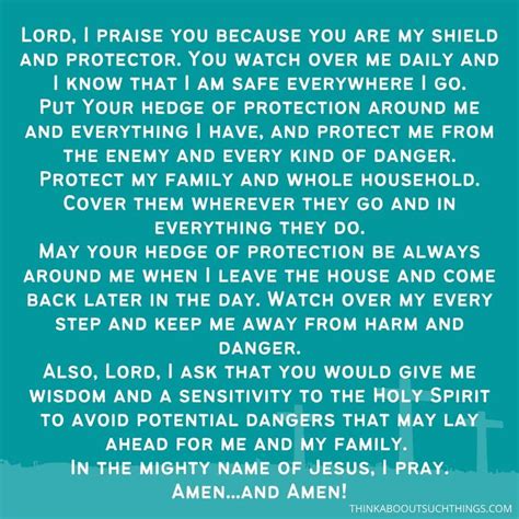 The Hedge Of Protection What It Is And How To Pray For One Think