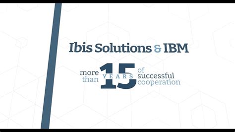 Ibis Solutions Ibm Platinum Business Partner Youtube