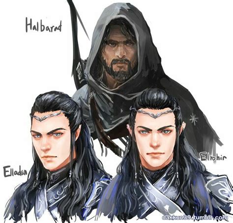 The Twins Elladan And Elrohir Brothers To Arwen