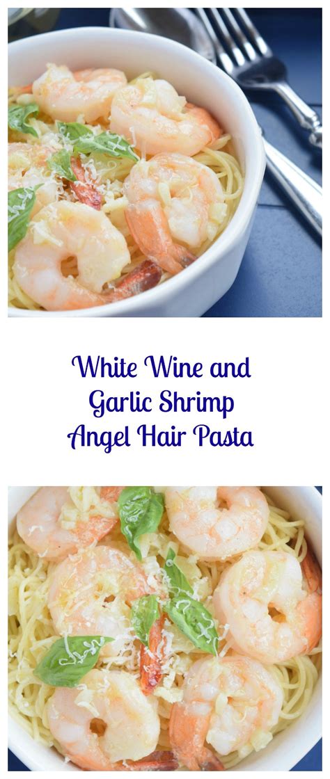 Parmesan cheese, grated, 1/4 c. White Wine and Garlic Shrimp Angel Hair Pasta - Beer Girl ...