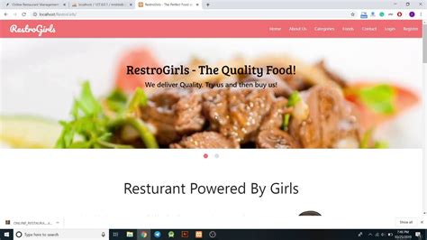 Online Restaurant Management System In Php With Source Code Source