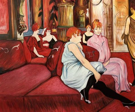 Toulouse Lautrec The Salon De La Rue Des Moulins 1894