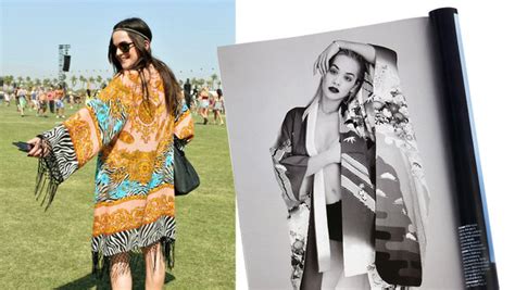 Kimonos Shift From Runways To Music Festivals The New York Times