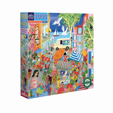 Puzzle Eeboo 51416 1000 Pieces Jigsaw Puzzles Towns And Villages