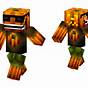 Minecraft Pumpkin Yellow Skin