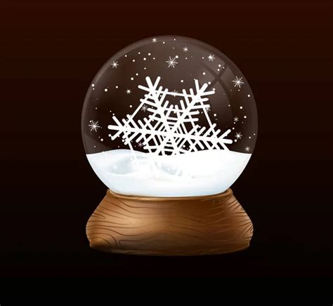 Christmas Snow Globe With Christian Scene Stock Vector Image By ©losw