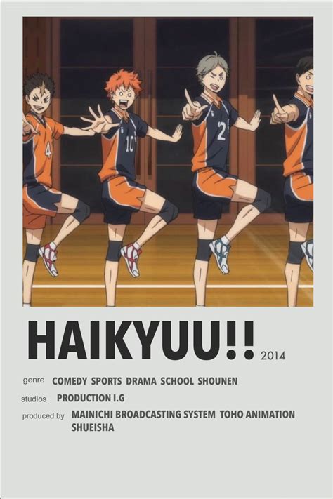 Haikyuu Minimalist Anime Poster Manga Anime Anime Ai Film Anime