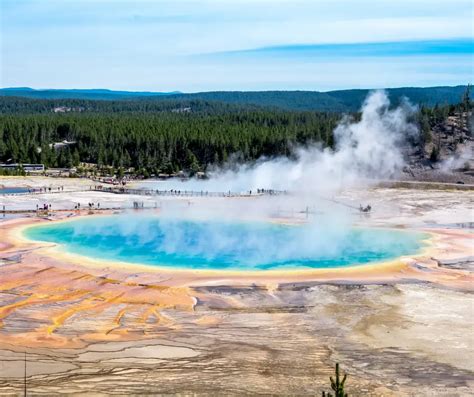 9 most dazzling yellowstone hot springs