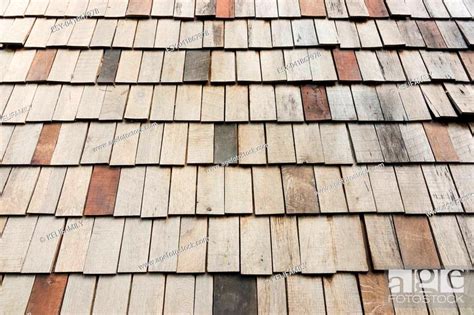 Shingles Aged Wood Background With Copyspace Stock Photo Picture And