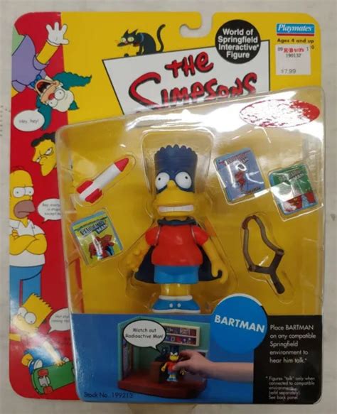 Playmates The Simpsons Bartman Figure World Of Springfield Series 5 Nip 12r 1695 Picclick