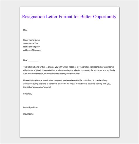 How To Write A Resignation Letter Template With 19 Examples