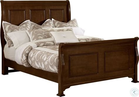 French Market French Cherry Queen Sleigh Bed From Vaughn Bassett Coleman Furniture