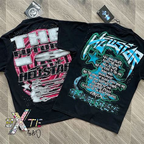 Hellstar The Future Is Hellstar Retro T Shirt High Quality Y2k Tee Etsy