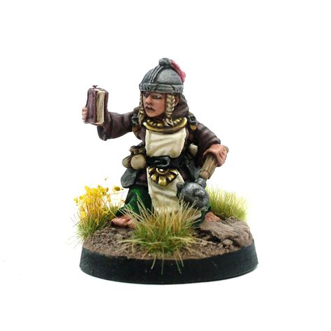 Female Halfling Cleric Hildegard The Righteous