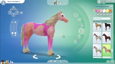 The Sims 4 Horse Ranch Expansion Pack Create A Horse Youtube