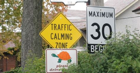 Traffic calming devices is a physical device which used to calm traffic. traffic calming zone toronto | Images | Pinterest